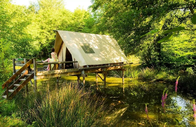 Camping LA FOUGERAIE * - Robinson Tent Alone in the World 2 people