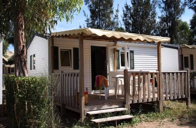 Camping Tikayan Rives du Lac de Sainte Croix* - Mobile home Idaho Eco 3 rooms 4 people Air-conditioned