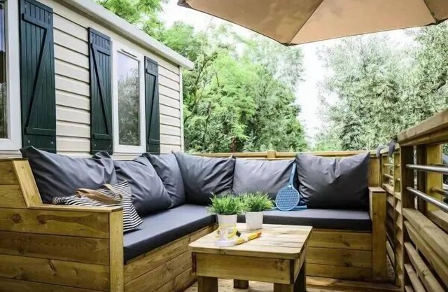 Campsite Eurocamp Village de la Guyonnière * - Mobile home Premium 4 rooms 6 people air-conditioned