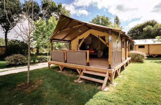 Campsite maeva Respire Domaine de Kervallon * - Ecolodge Bali 3 Rooms 5 People Without Sanitary