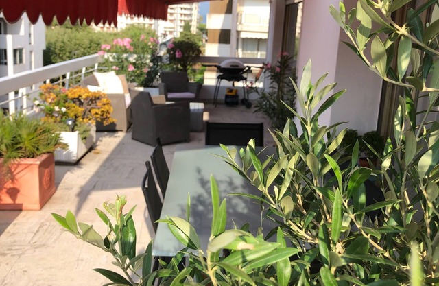 Cannes, Palm Beach, Penthouse 50 meters from the Beach
