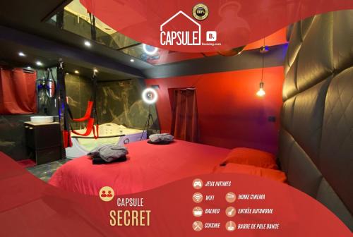 Capsule Secret - Jacuzzi - Netflix & Home cinéma - Jeux de couple - Barre de pole dance