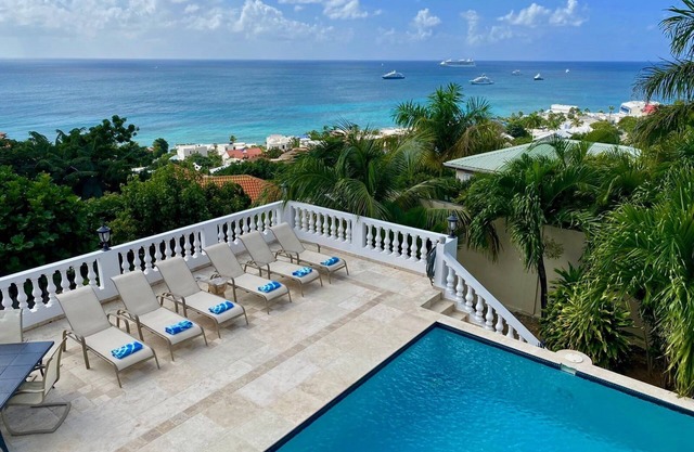Caribbean View Villa-beach-sunset