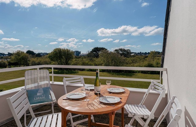 Carnac - Superbe duplex 3 pièces avec piscine, Wifi et parking, à 1 km de la plage