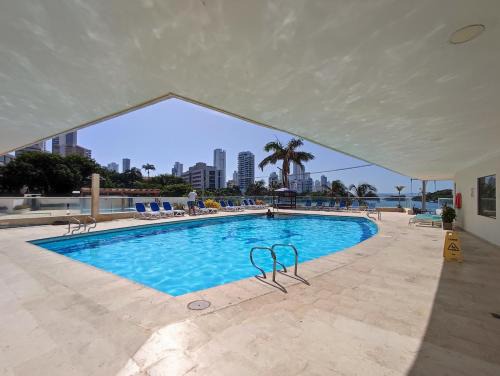 Cartagena Beach con vista al mar