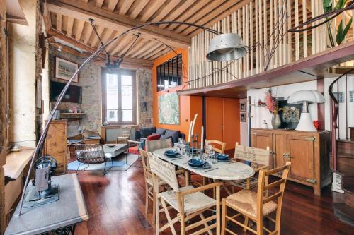 Central & Atypique T3 Parking privé Opera/Terreaux