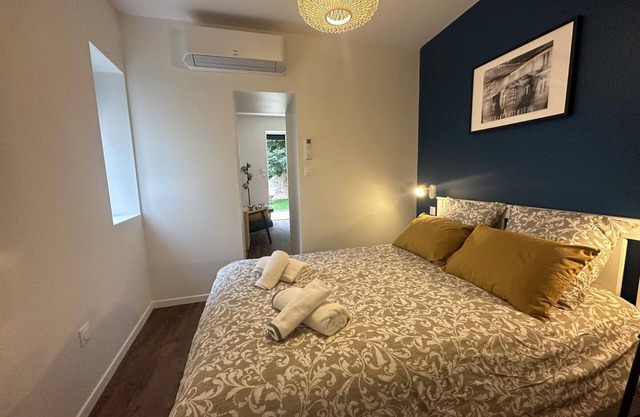 Central Moulins Retreat with Private Terrace and Modern Comforts
