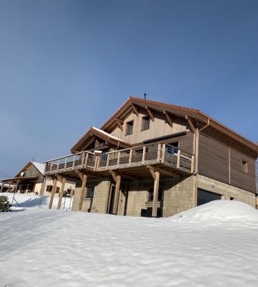 Chalet avec vue panoramique