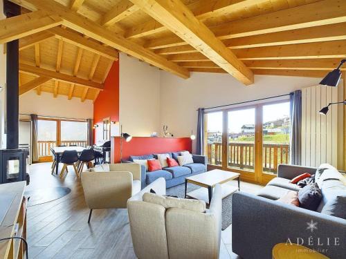Chalet moderne avec jacuzzi, à 20m des pistes, pour 10 pers. - Les Eucherts - FR-1-398-636