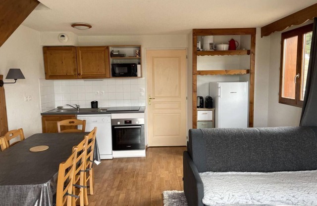 Chalet, view mountain, terrace, parking, tv, ski locker, 55m², La Joue du Loup