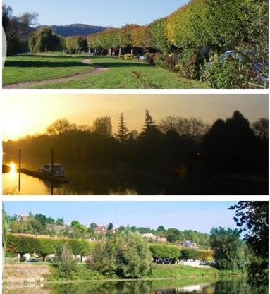 Chambre double ou twin au bord de Seine