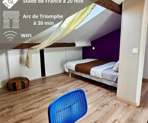 Chambre privée dans logement partagé, Serenity cozy Paris & Stade de France