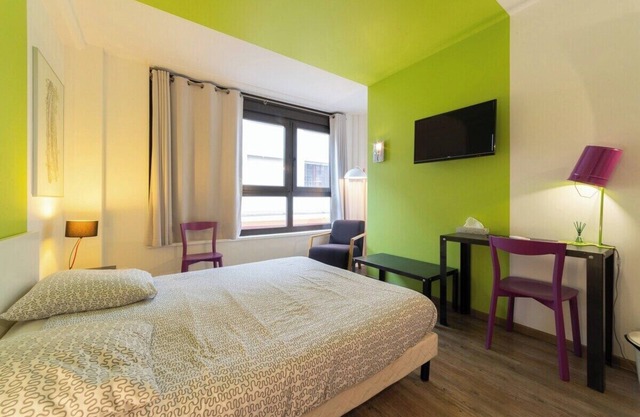 Chambre privative verte