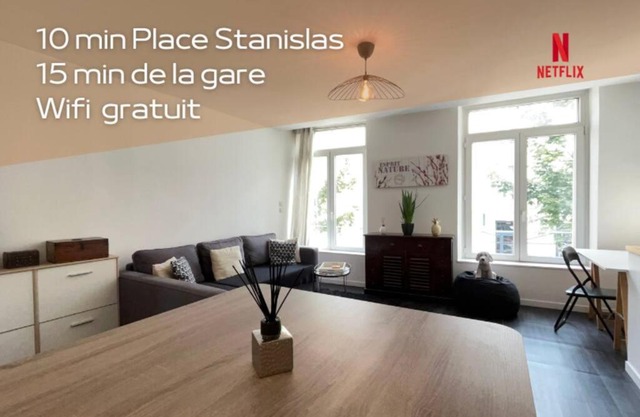 Charmant appartement à 10min de place Stanislas