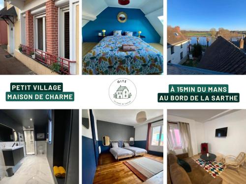 Charmant gîte au bord de la Sarthe - 6 personnes