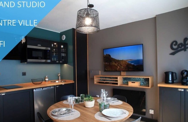 Charmant studio centre ville grand confort gare