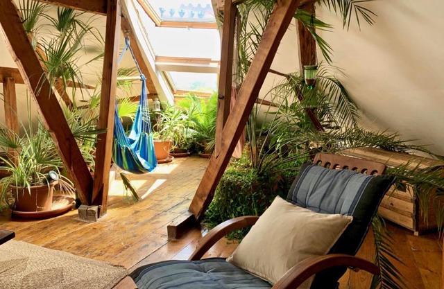 Charming central sunny penthouse