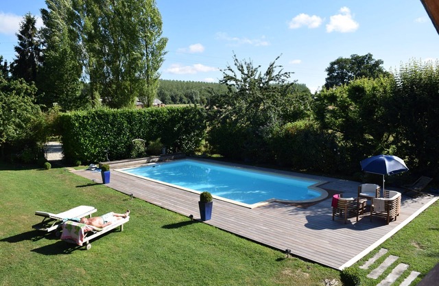 Charming farmhouse with swimming pool in Normandy - Family suite