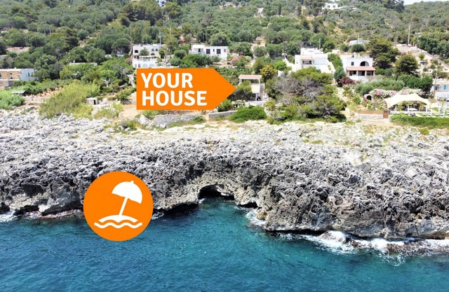 Charming house w/private sea access & jacuzzi