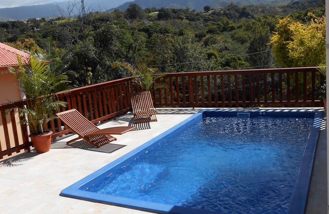 Charming house with pool located at La Rivière, Reunion Island