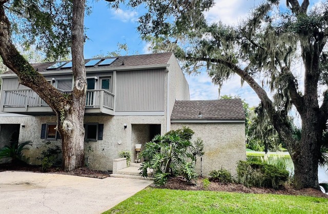 Charming island condo with loft, full kitchen, deck & turtle feeding stations