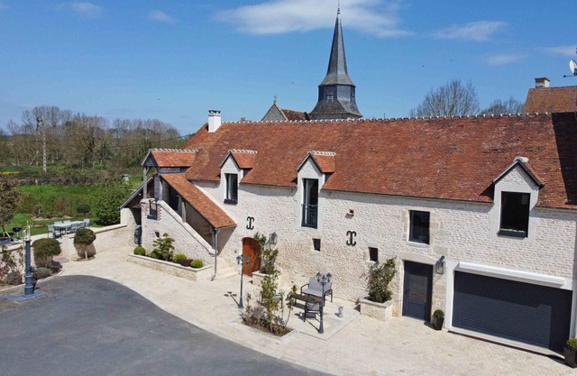 Charming Norman house with fireplace and private garden