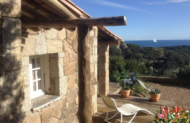 Charming stone for Rondinara bay, Sardinia and Lavezzi Islands