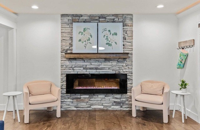 Chic 3BR Retreat w/Pergola & Fire Pit, Walkable!