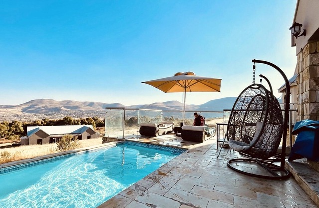 Clarens Grand Villa surrounded by the Magestic Maluti Mountains Free State