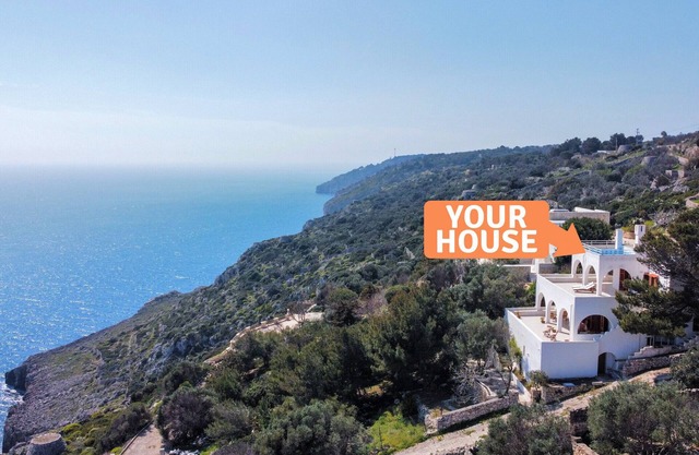 Cliffside retreat with breathtaking views