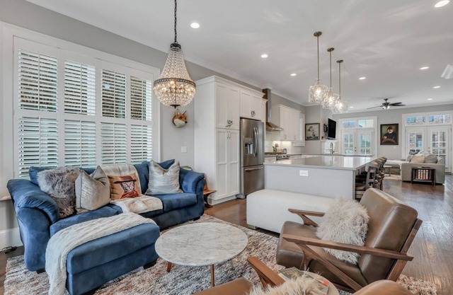 Coastal Chic Home Steps to River Front w/Parking + Patio by Lucky Savannah