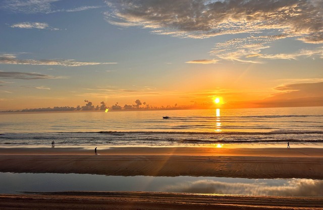 Coffee with the dolphins after a gorgeous sunrise - Ponce Inlet Paradise!