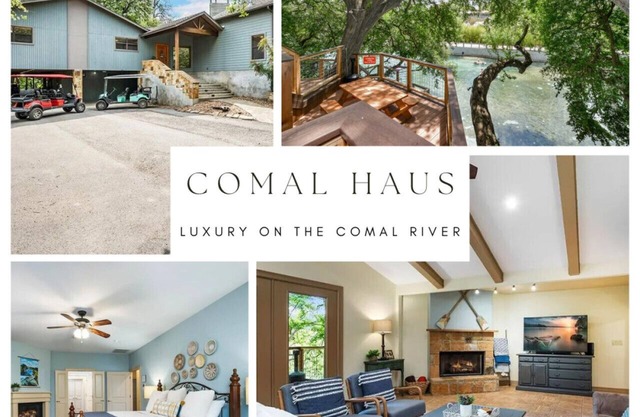 Comal Haus*Private Comal River Access*Accommodates 20+*2 blocks to Downtown NBTX