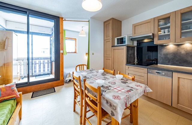 Comfort studio 25m², 5 pers, ski-in/ski-out, ski locker