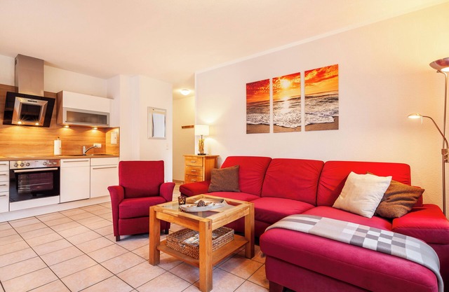 comfortable 2-room apartment with terrace between Salzhaff and the beach
