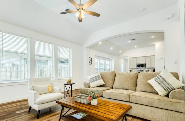 Comfortable home in quiet area with enclosed yard, WiFi, central AC, & W/D
