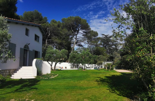 Completely renovated family home surrounded by pine and olive trees.