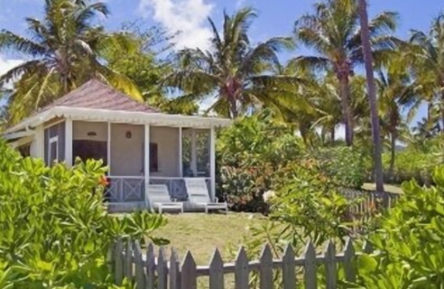 CONCH SHELL COTTAGE at white sand beach.