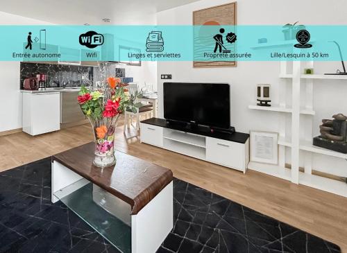 Confort & calme à Bruay afin d'explorer le Nord