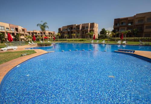 confort et détente à Marrakech-Appartement 2 Chambres avec Piscine