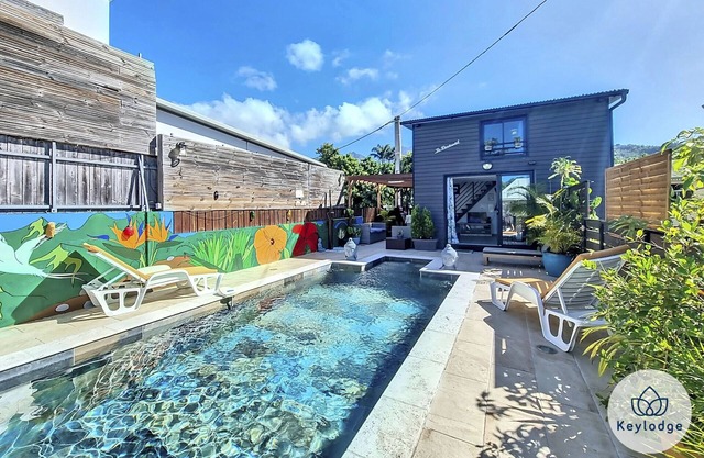 Corossol – T2 duplex with swimming pool – Entre-Deux