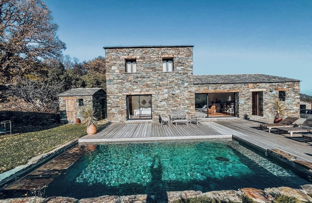 Corsican stone house near Saint Florent