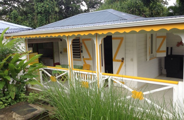 Cosy nest in a tropical garden