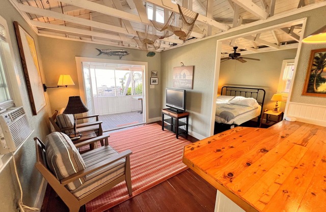 Cottage B at Historic Waterfront Fish Camp. Private dock- 1 minute walk to beach