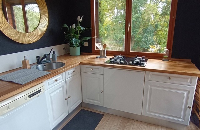 Country cottage with view and access to the Le Loir, next to the greenway