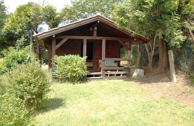 Country house and pool on hillside with beautiful views over the River Miño and Galicia