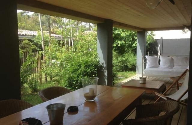 Covered terrace apartment - Cap Ferret peninsula, Piraillan with garden