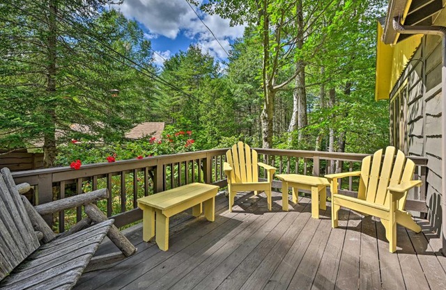 Cozy ADK Cabin with Porch Walk to Schroon Lake!