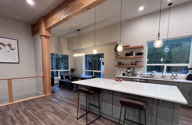 Cozy and spacious 3BR brand new construction townhouse with fireplace.