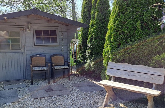 Cozy chalet with spacious garden in Friesland